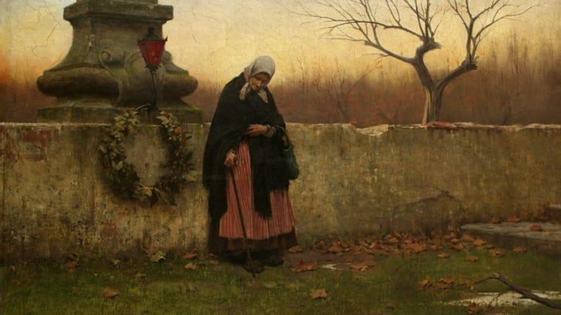 old woman remembrance