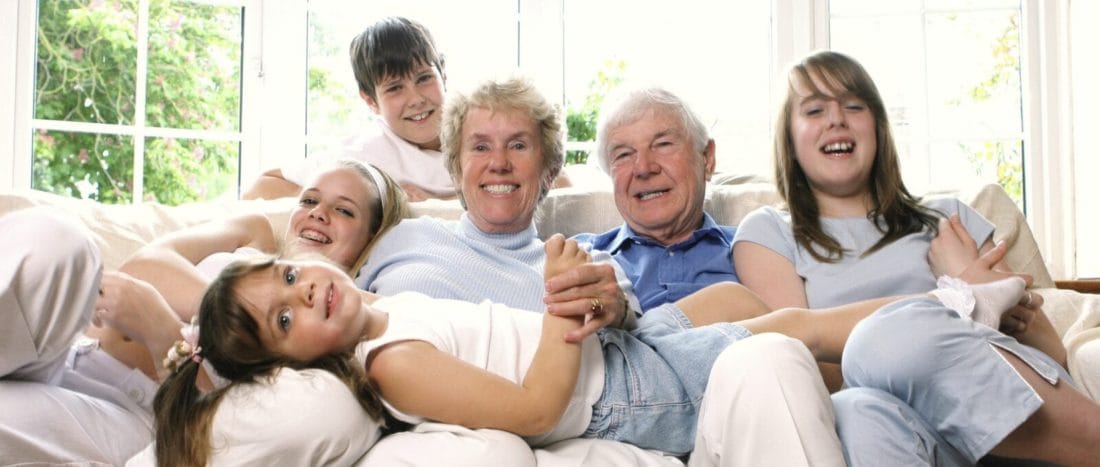 ElderlyCoupleWithKids