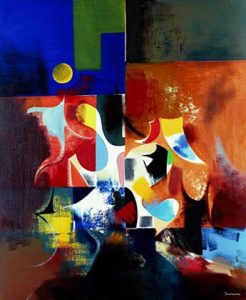 Pentecost An abstract painting