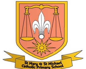 St Mary and St Michael Catholic Primary School, Guernsey logo
