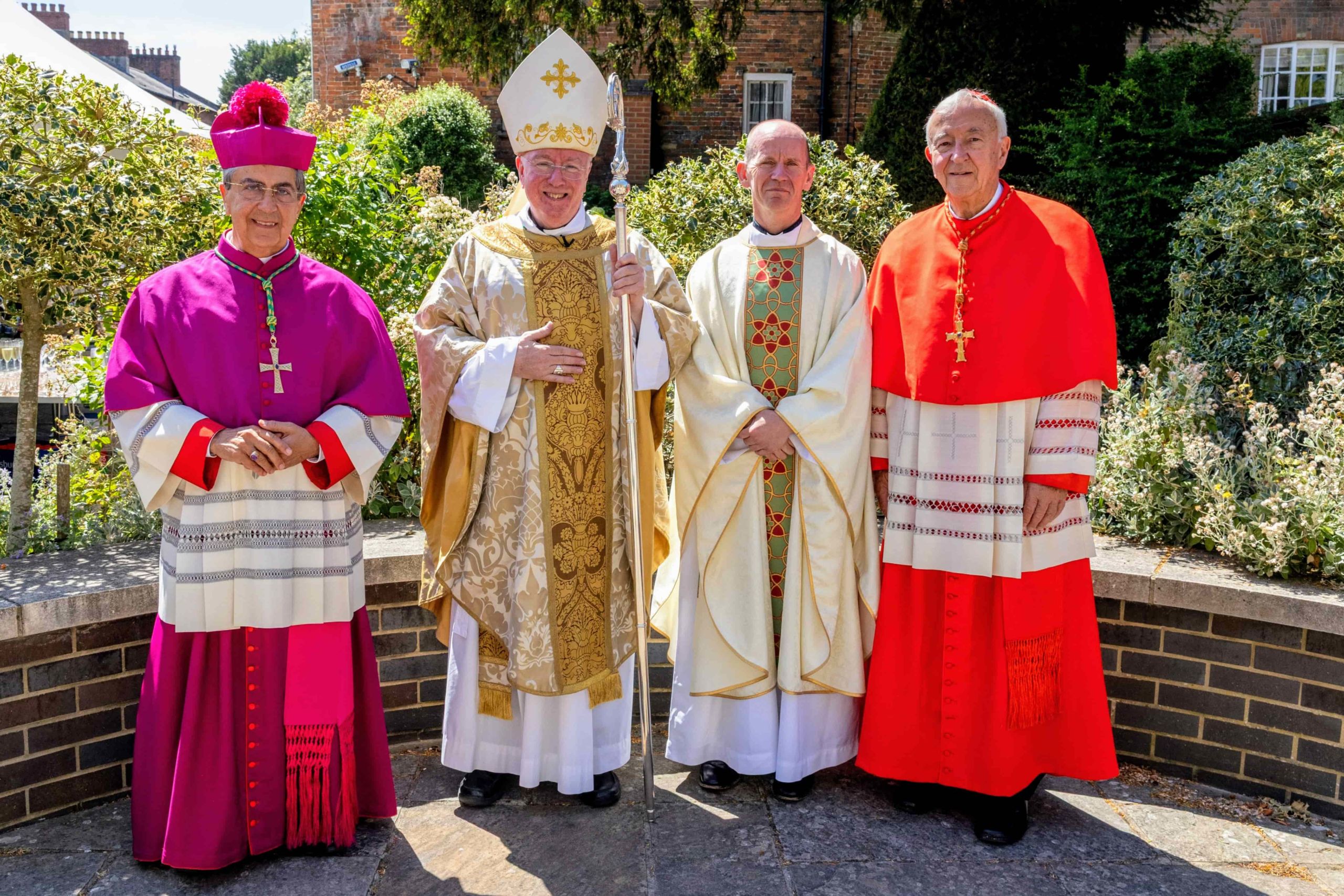 Bishop, Fr Hogan, Papal Nuncio and Cardinal Bishop Philip, Fr Hogan, Papal Nuncio and Cardinal together
